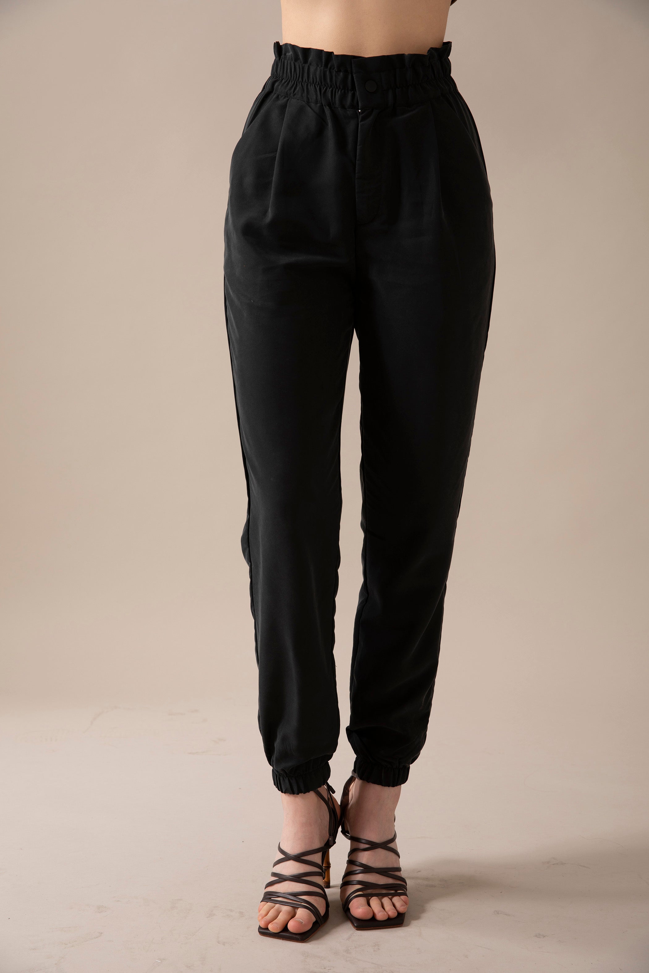 מכנסי ג'וגר- שחור