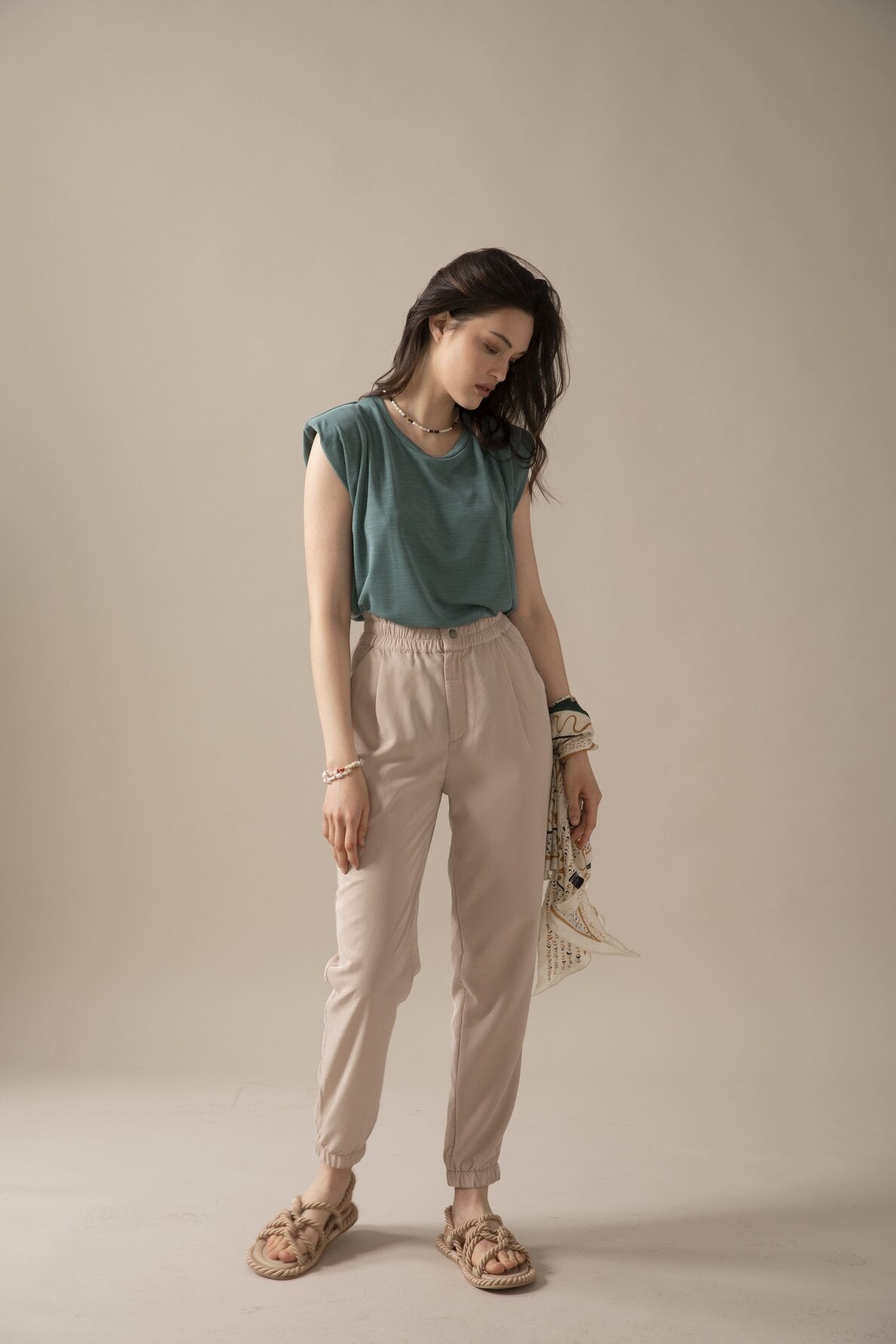 חולצה לונה-ירוק טורקיז